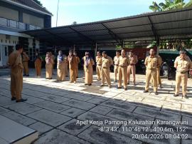 APEL LURAH DAN PAMONG KALURAHAN KARANGWUNI