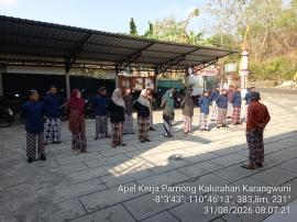 APEL PAGI DIAKHIR BULAN AGUSTUS